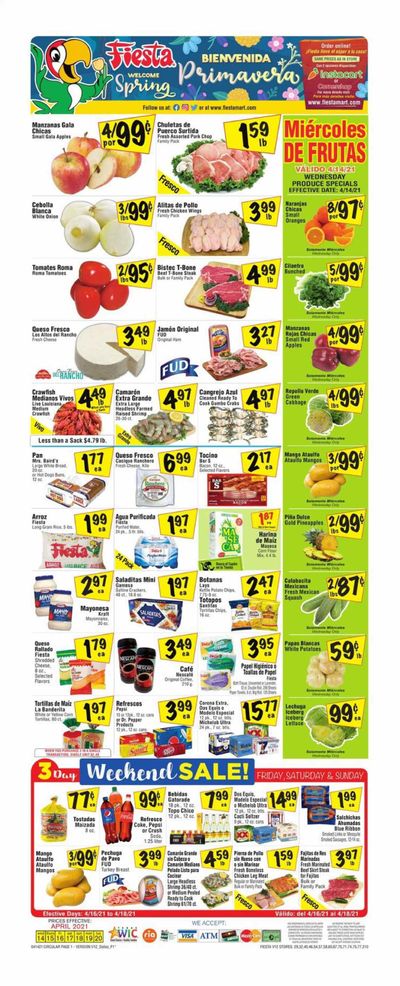 Fiesta Mart (TX) Weekly Ad Flyer April 14 to April 20