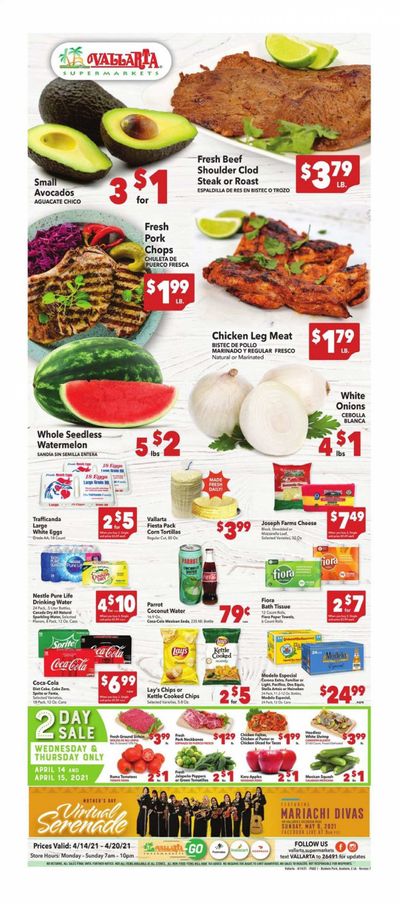 Vallarta (CA) Weekly Ad Flyer April 14 to April 20