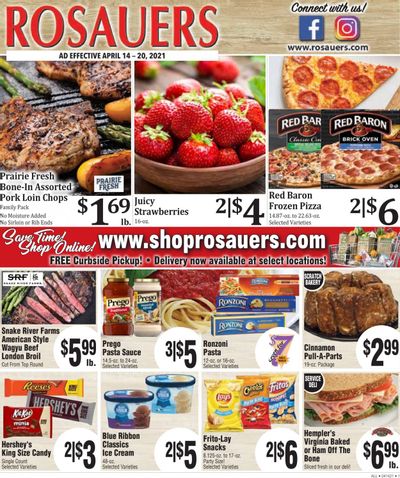 Rosauers Weekly Ad Flyer April 14 to April 20