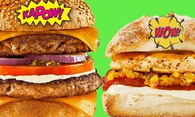 HEAVY HITTER-SALMON SUPREME at Hero Certified Burgers