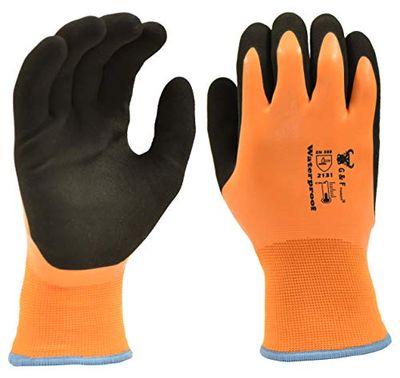 G & F Products 100% Waterproof Winter Gloves for Outdoor Cold Weather Double Coated Windproof HPT Plam and Fingers Acrylic Terry Inner Keep Hands Warm at -58F Large $15.99 (Reg $24.95)