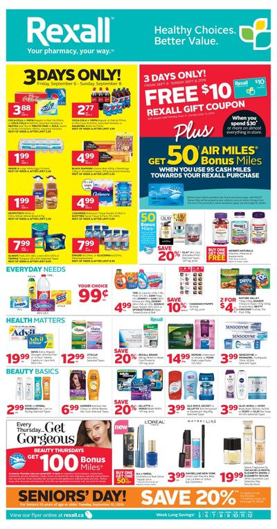 Rexall (ON) Flyer September 6 to 12