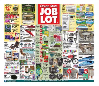 Ocean State Job Lot Weekly Ad Flyer April 15 to April 21