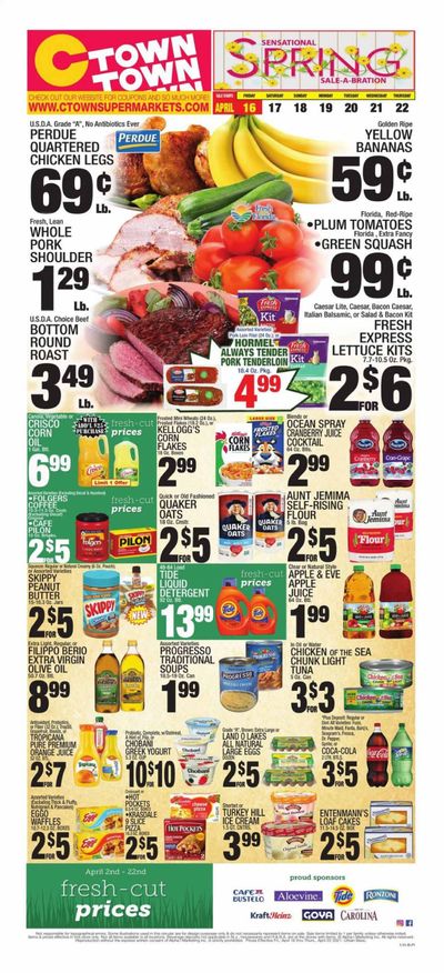 C-Town Weekly Ad Flyer April 16 to April 22