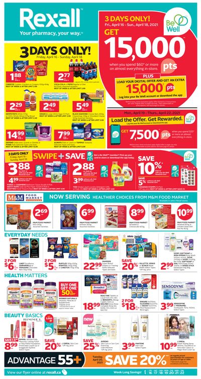 Rexall (West) Flyer April 16 to 22