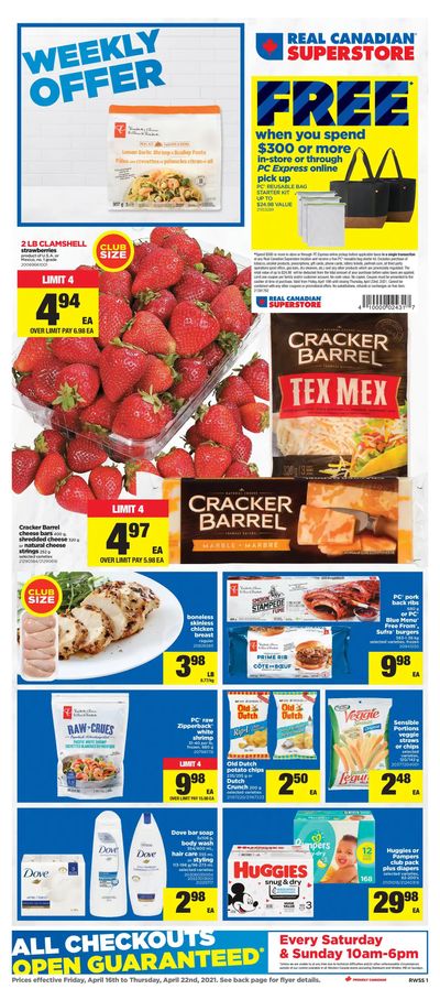 Real Canadian Superstore (West) Flyer April 16 to 22