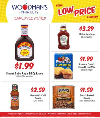 Woodman's Markets (IL, WI) Weekly Ad Flyer April 15 to April 21