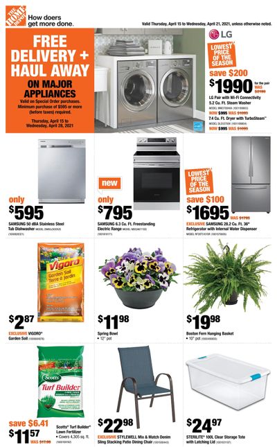 Home Depot (Atlantic) Flyer April 15 to 21