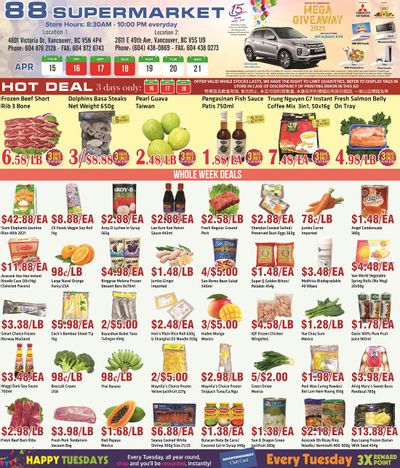 88 Supermarket Flyer April 15 to 21