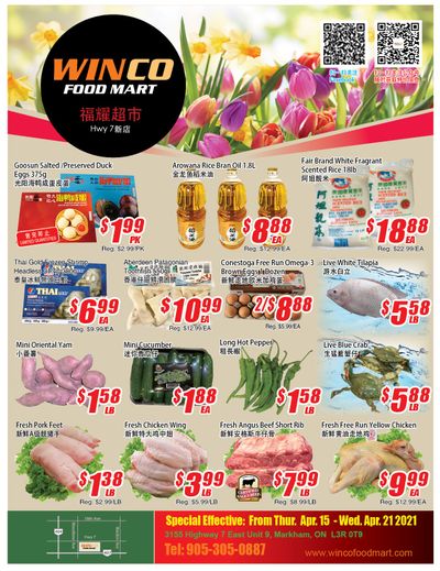 WinCo Food Mart (HWY 7) Flyer April 15 to 21