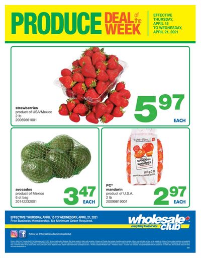 Wholesale Club (ON) Produce Deal of the Week Flyer April 15 to 21