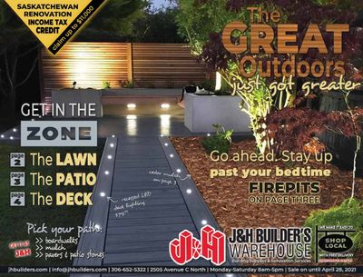 J&H Builder's Warehouse Flyer April 15 to 28