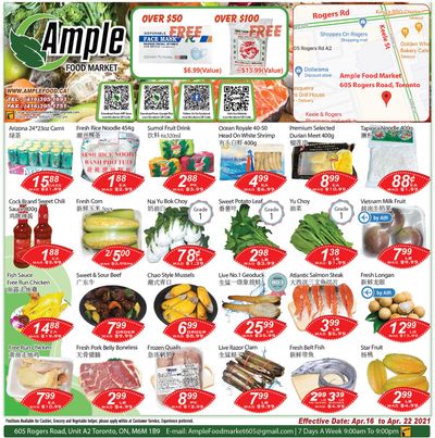 Ample Food Market (North York) Flyer April 16 to 22