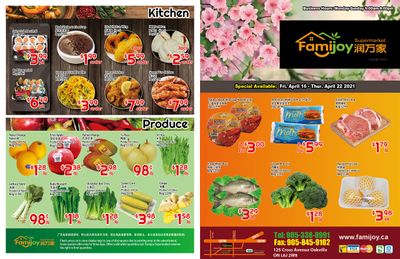 Famijoy Supermarket Flyer April 16 to 22