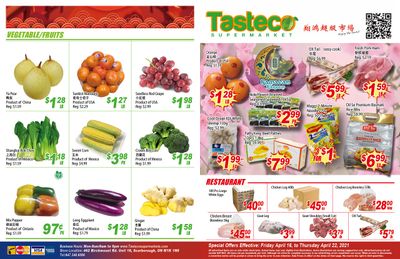 Tasteco Supermarket Flyer April 16 to 22
