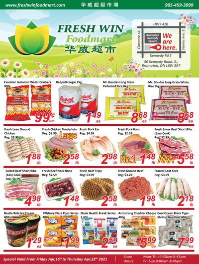 Fresh Win Foodmart Flyer April 16 to 22
