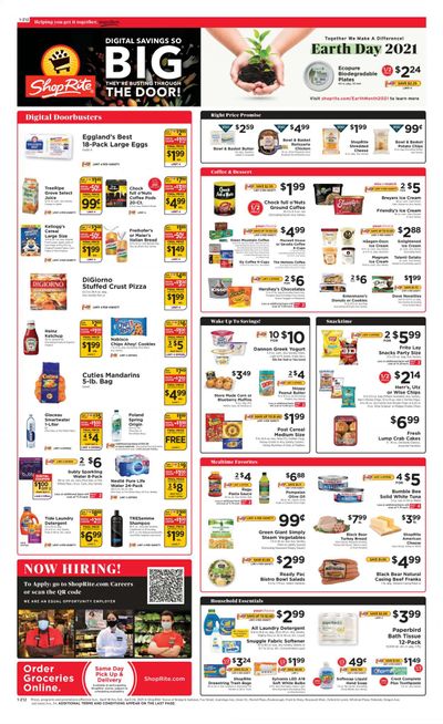 ShopRite (CT, DE, MD, NJ, NY, PA) Weekly Ad Flyer April 18 to April 24