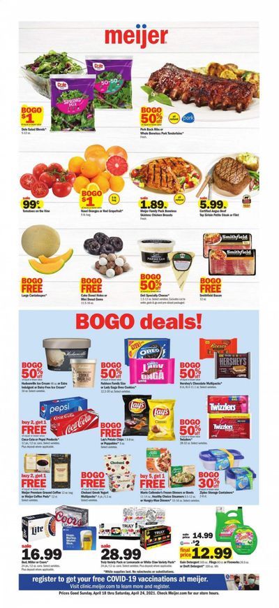 Meijer (IN) Weekly Ad Flyer April 18 to April 24
