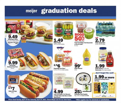 Meijer (IL, IN, KY, MI, OH, WI) Weekly Ad Flyer April 18 to April 24