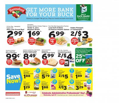 Hannaford (ME) Weekly Ad Flyer April 18 to April 24