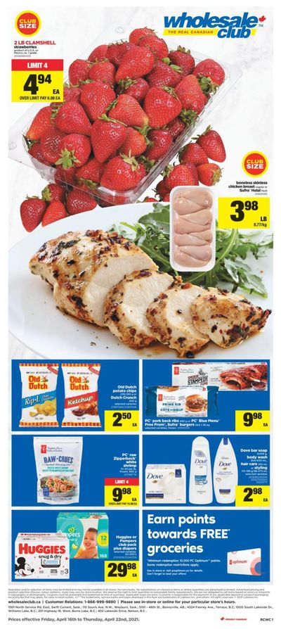Real Canadian Wholesale Club Flyer April 16 to 22
