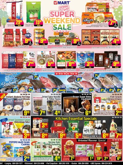 H Mart (West) Flyer April 16 to 22