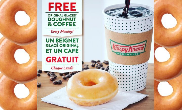 FREE OGD+MC=MONDAY at Krispy Kreme FREE OGD+MC=MONDAY at Krispy Kreme