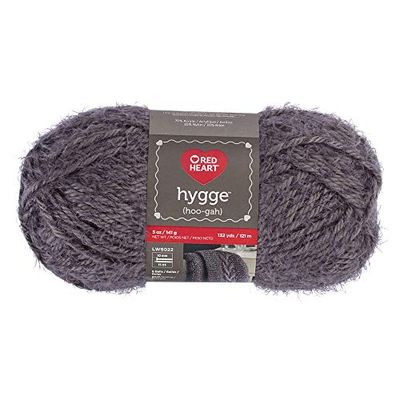 Red Heart E869.8340 Hygge Yarn, 5oz, Sterling $6.97 (Reg $15.12)