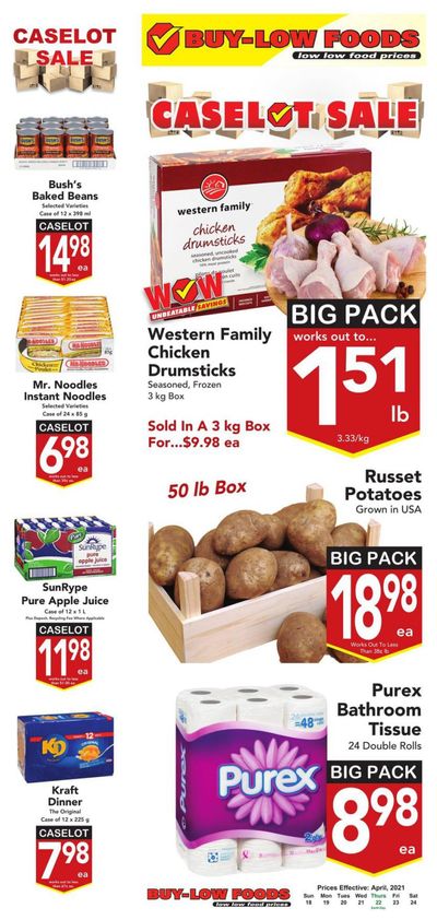 Buy-Low Foods Flyer April 18 to 24