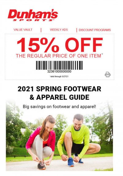 Dunham's Sports Weekly Ad Flyer April 9 to May 27