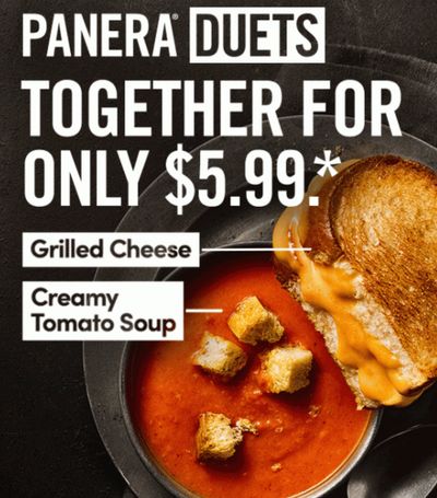 Panera Value Duets Meal Deals for Only $5.99!