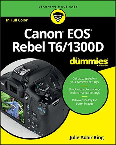 Canon EOS Rebel T6/1300D For Dummies $17.81 (Reg $35.99)