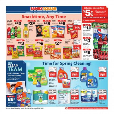 Family Dollar Weekly Ad Flyer April 18 to April 24