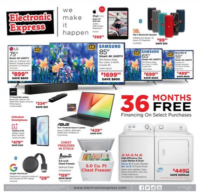 Electronic Express Weekly Ad Flyer April 18 to April 24