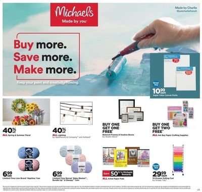 Michaels Weekly Ad Flyer April 18 to April 24