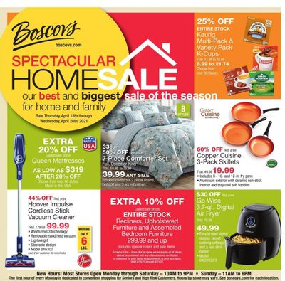 Boscov's Weekly Ad Flyer April 15 to April 28