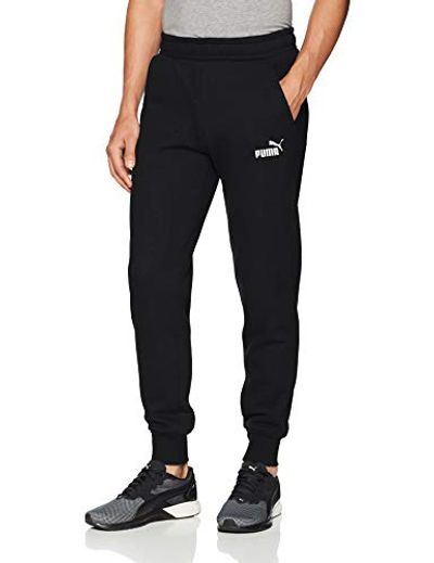 Puma Men's Ess Logo FL CL Pants, Puma Black, S $24.99 (Reg $50.00)