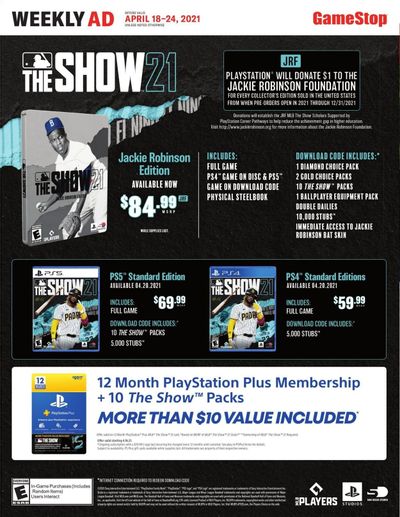 GameStop Weekly Ad Flyer April 18 to April 24