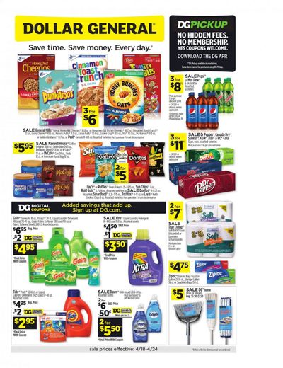 Dollar General (LA) Weekly Ad Flyer April 18 to April 24