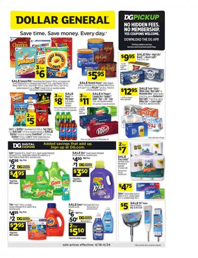 Dollar General (FL) Weekly Ad Flyer April 18 to April 24