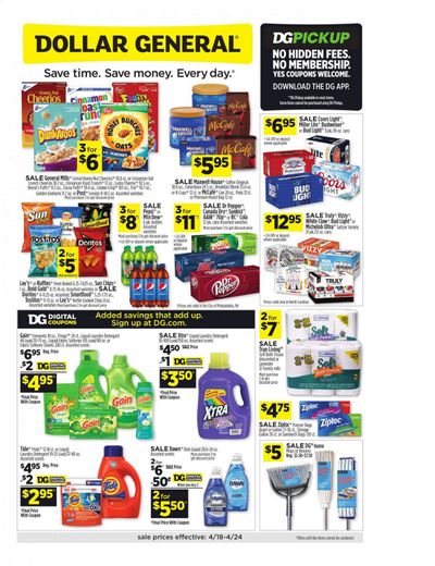 Dollar General (NC) Weekly Ad Flyer April 18 to April 24
