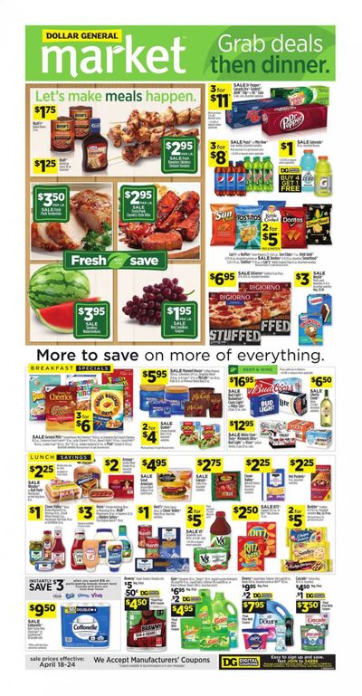 Dollar General (AL) Weekly Ad Flyer April 18 to April 24