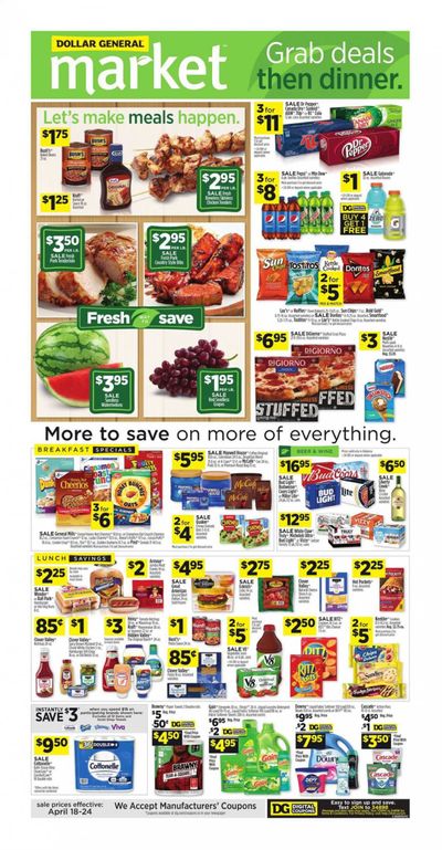 Dollar General (AL) Weekly Ad Flyer April 18 to April 24