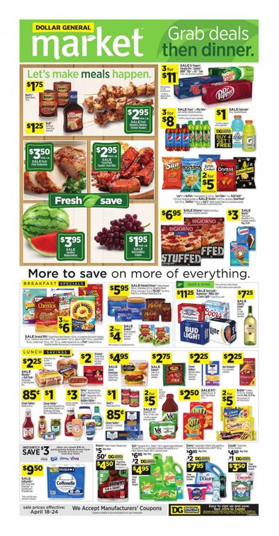 Dollar General (WV) Weekly Ad Flyer April 18 to April 24
