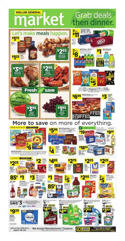 Dollar General (OH) Weekly Ad Flyer April 18 to April 24