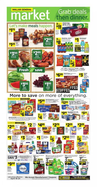 Dollar General (FL) Weekly Ad Flyer April 18 to April 24