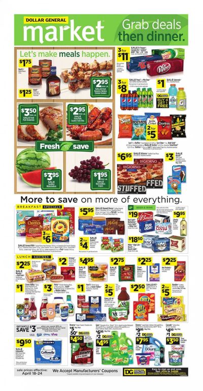 Dollar General (OH) Weekly Ad Flyer April 18 to April 24