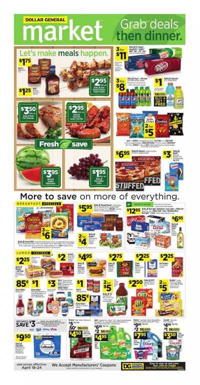 Dollar General (SC) Weekly Ad Flyer April 18 to April 24