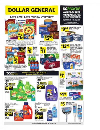Dollar General (FL) Weekly Ad Flyer April 18 to April 24
