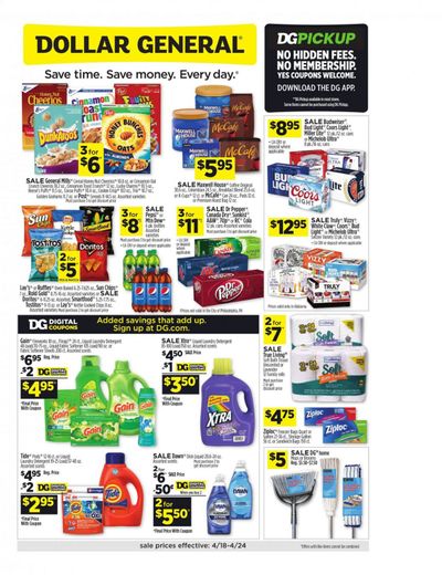 Dollar General (AL) Weekly Ad Flyer April 18 to April 24